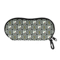 Dartboard Cartoon Pattern Print Glasses Case