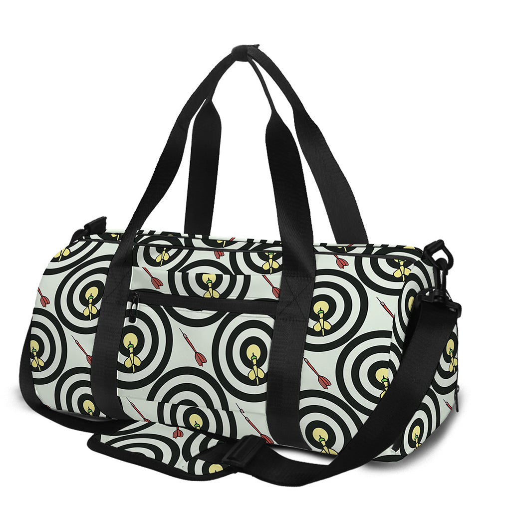 Dartboard Cartoon Pattern Print Gym Bag