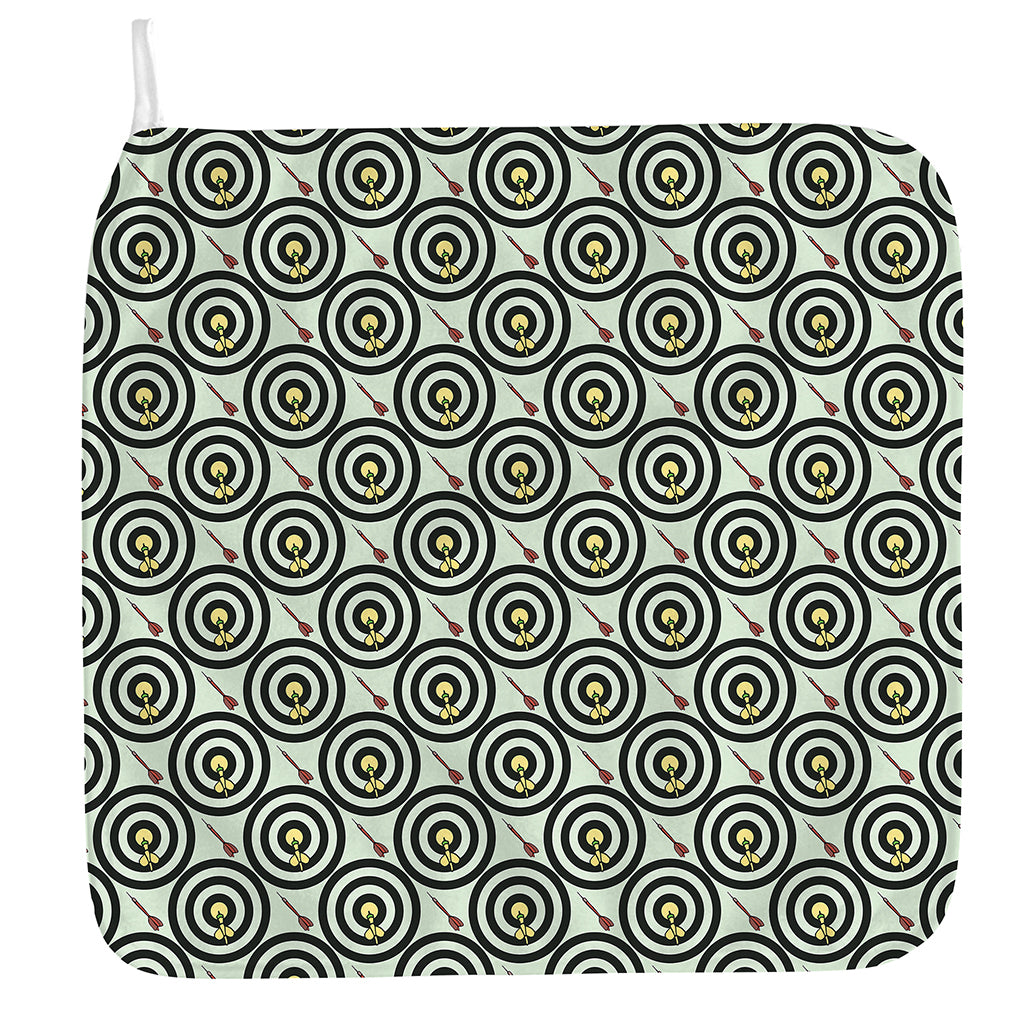 Dartboard Cartoon Pattern Print Hand Towel