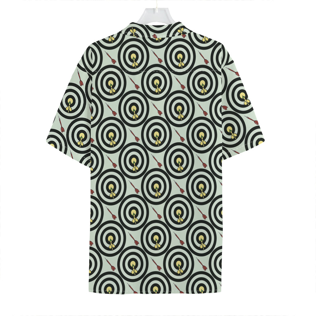 Dartboard Cartoon Pattern Print Hawaiian Shirt