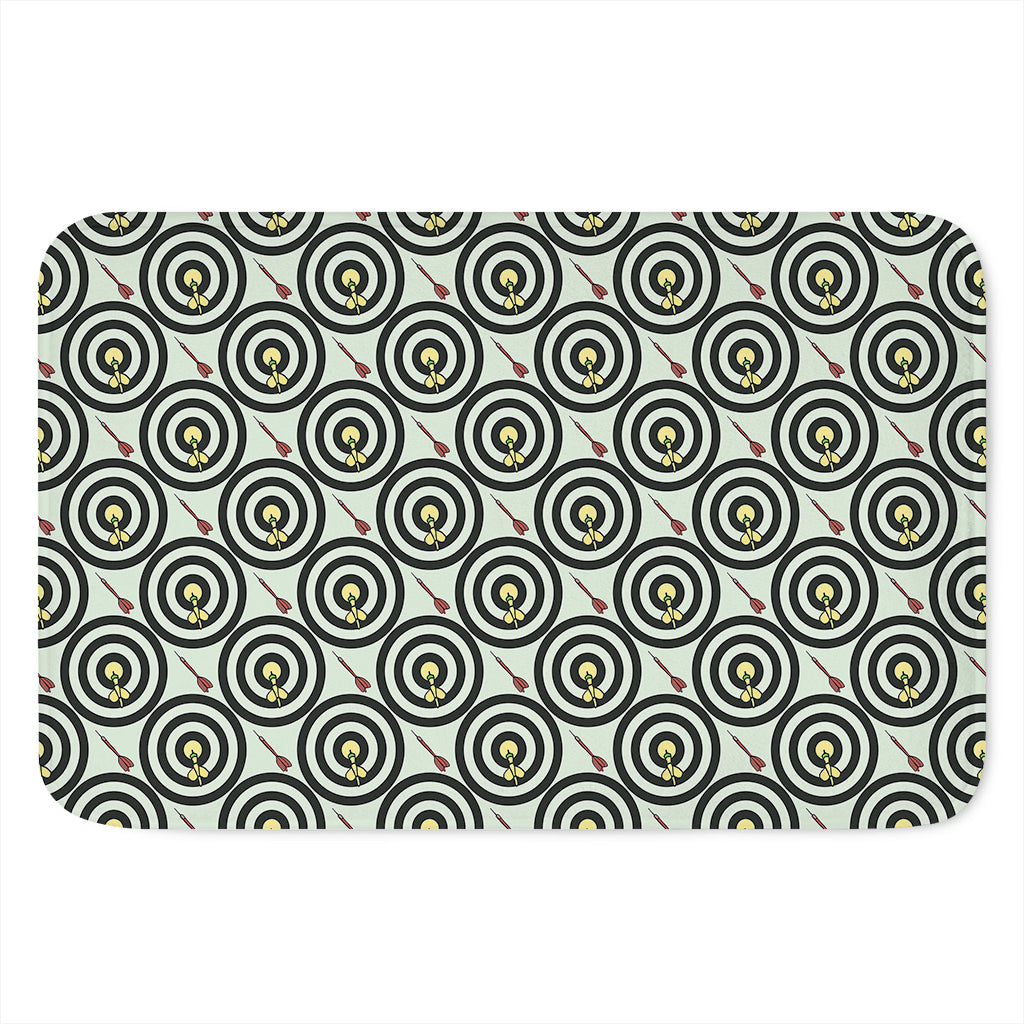 Dartboard Cartoon Pattern Print Indoor Door Mat