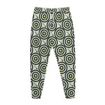 Dartboard Cartoon Pattern Print Jogger Pants