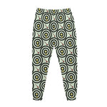 Dartboard Cartoon Pattern Print Jogger Pants