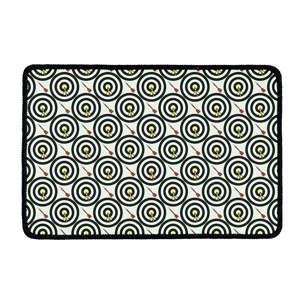 Dartboard Cartoon Pattern Print Kitchen Mat