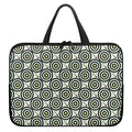 Dartboard Cartoon Pattern Print Laptop Sleeve With Handle