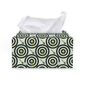 Dartboard Cartoon Pattern Print Leather Tissue Box Cover