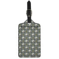 Dartboard Cartoon Pattern Print Luggage Tag
