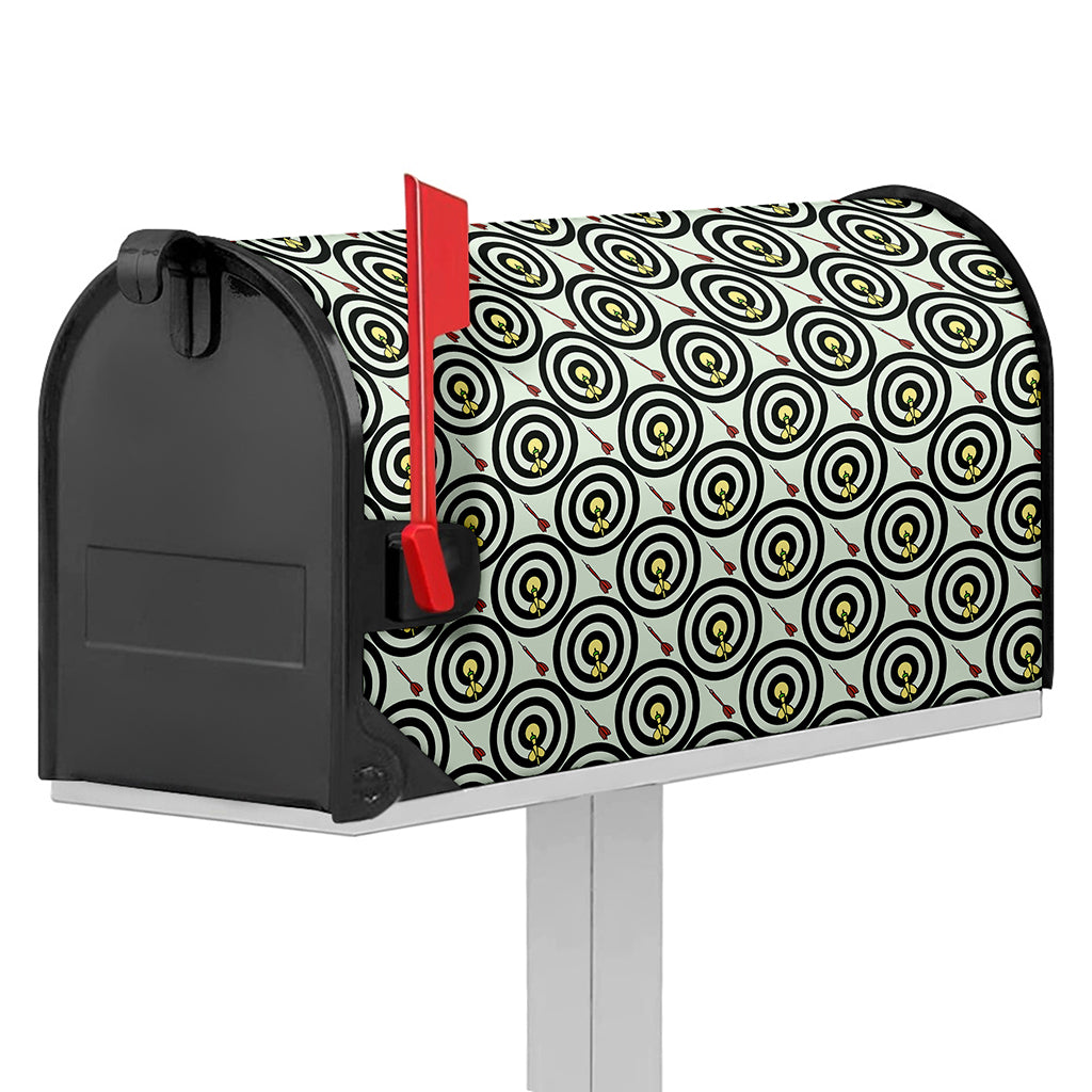 Dartboard Cartoon Pattern Print Mailbox Cover