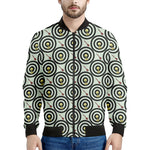 Dartboard Cartoon Pattern Print Men's Bomber Jacket