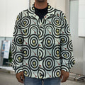 Dartboard Cartoon Pattern Print Men's Shirt Jacket