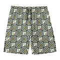Dartboard Cartoon Pattern Print Men's Swim Trunks