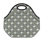 Dartboard Cartoon Pattern Print Neoprene Lunch Bag