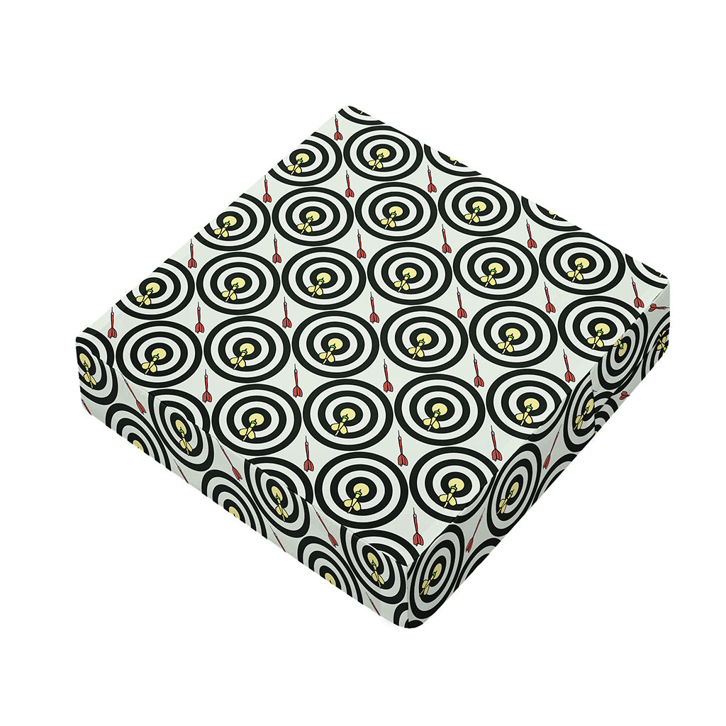 Dartboard Cartoon Pattern Print Outdoor Seat Cushion Cover