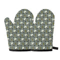 Dartboard Cartoon Pattern Print Oven Mitts