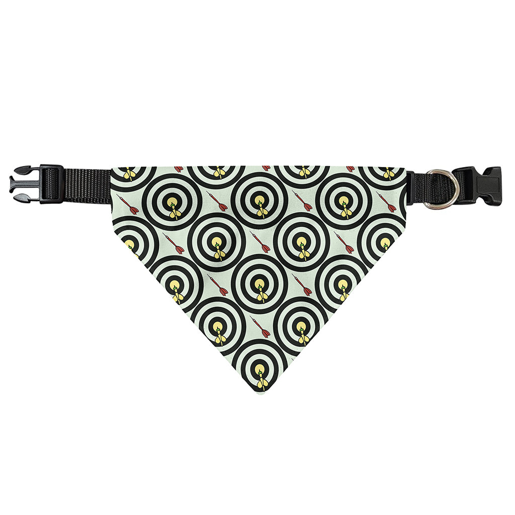 Dartboard Cartoon Pattern Print Over The Collar Dog Bandana