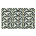 Dartboard Cartoon Pattern Print Polyester Doormat