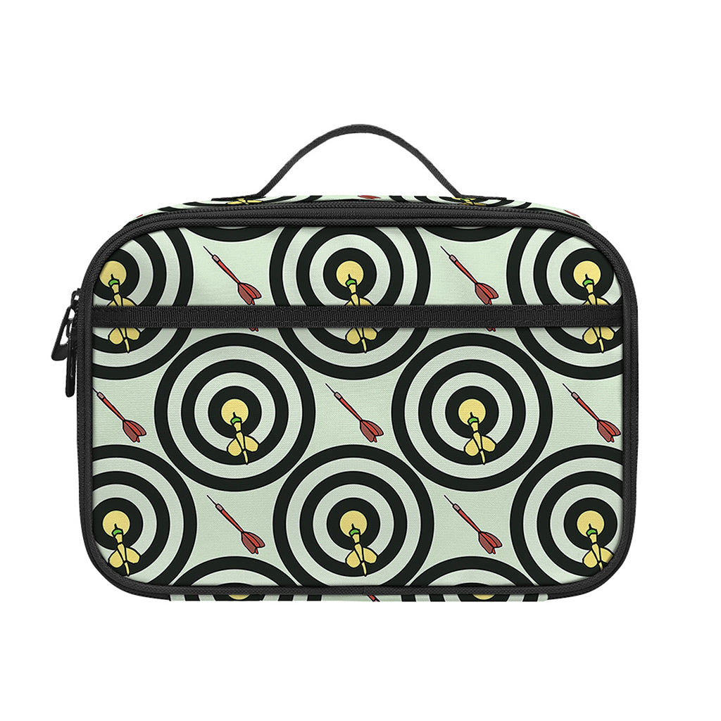 Dartboard Cartoon Pattern Print Portable Lunch Bag
