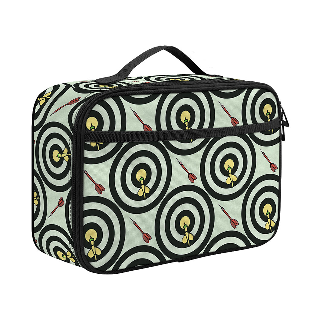 Dartboard Cartoon Pattern Print Portable Lunch Bag