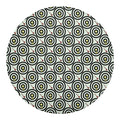 Dartboard Cartoon Pattern Print Round Blanket