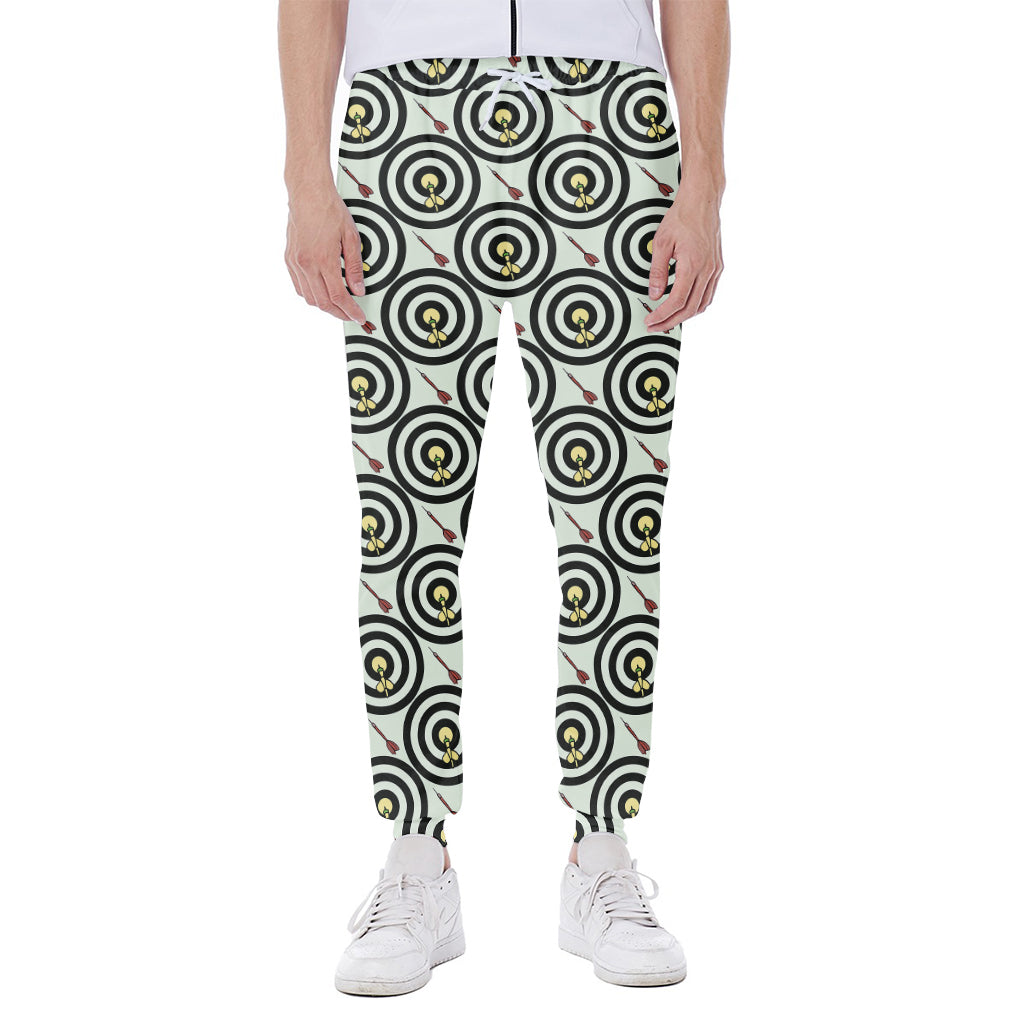Dartboard Cartoon Pattern Print Scuba Joggers