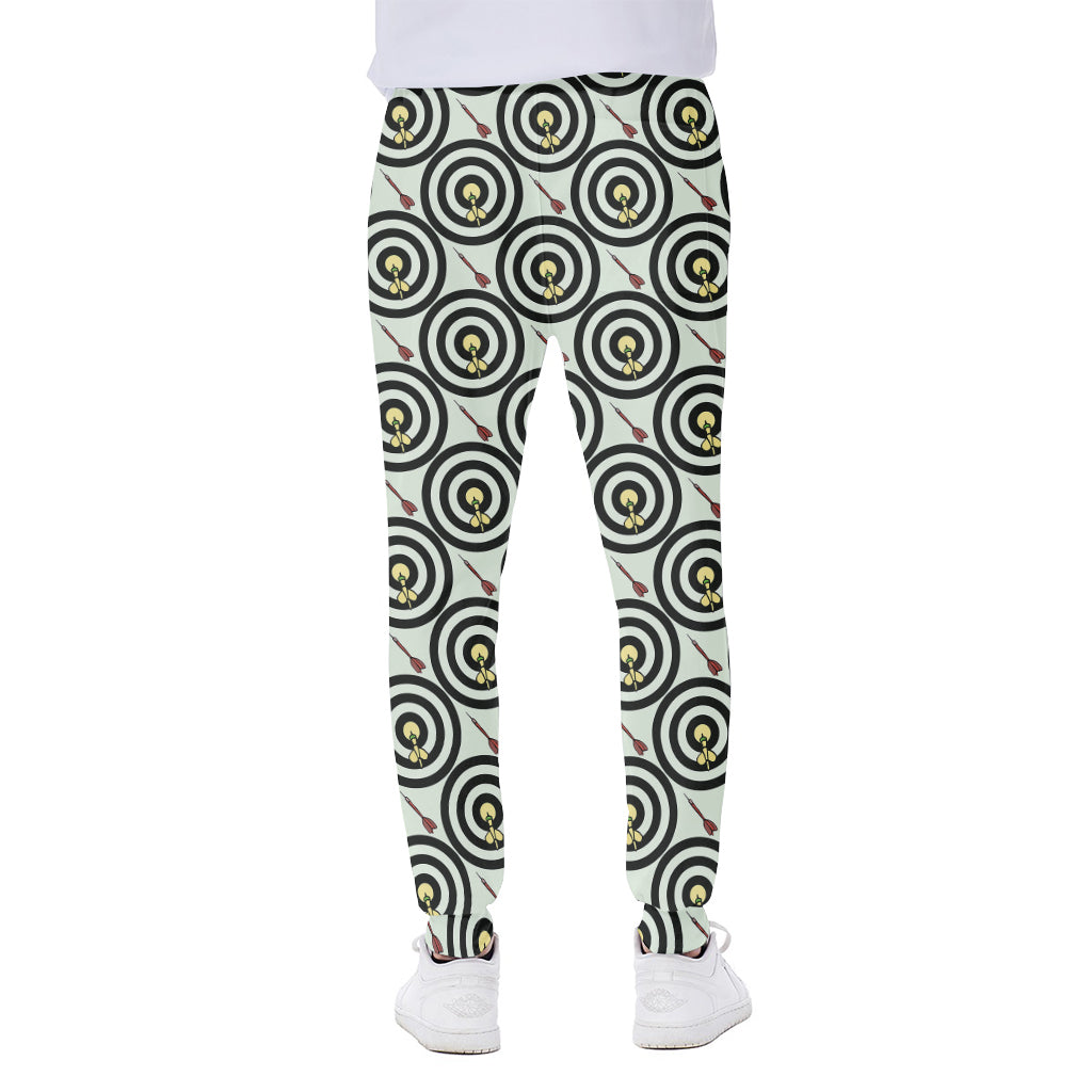 Dartboard Cartoon Pattern Print Scuba Joggers