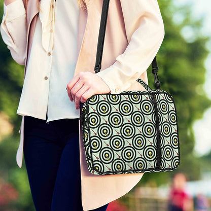 Dartboard Cartoon Pattern Print Shoulder Strap Bible Bag