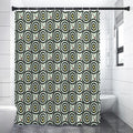 Dartboard Cartoon Pattern Print Shower Curtain