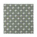 Dartboard Cartoon Pattern Print Silk Bandana