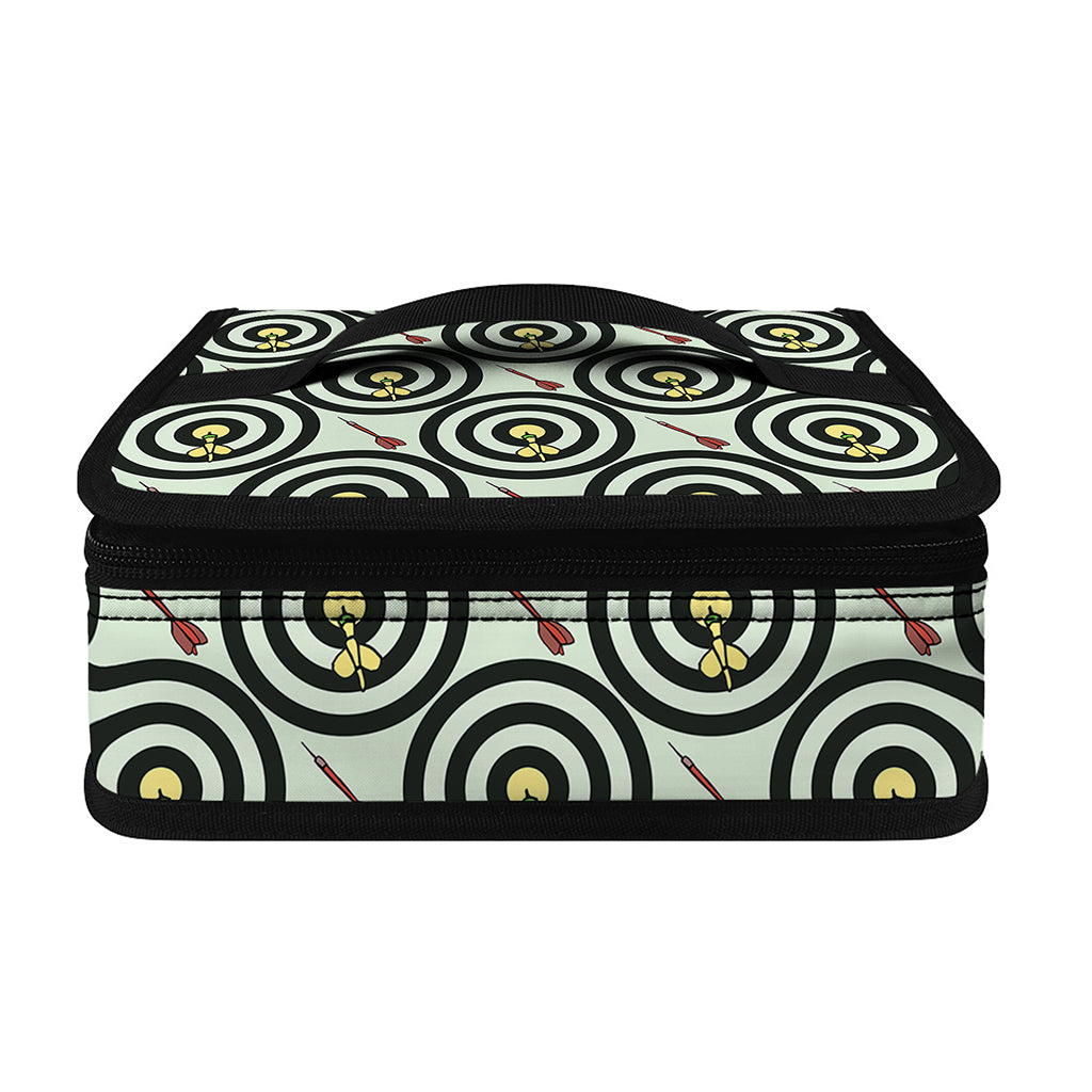 Dartboard Cartoon Pattern Print Small Lunch Bag