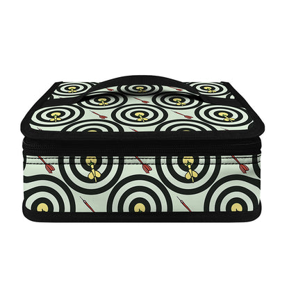 Dartboard Cartoon Pattern Print Small Lunch Bag