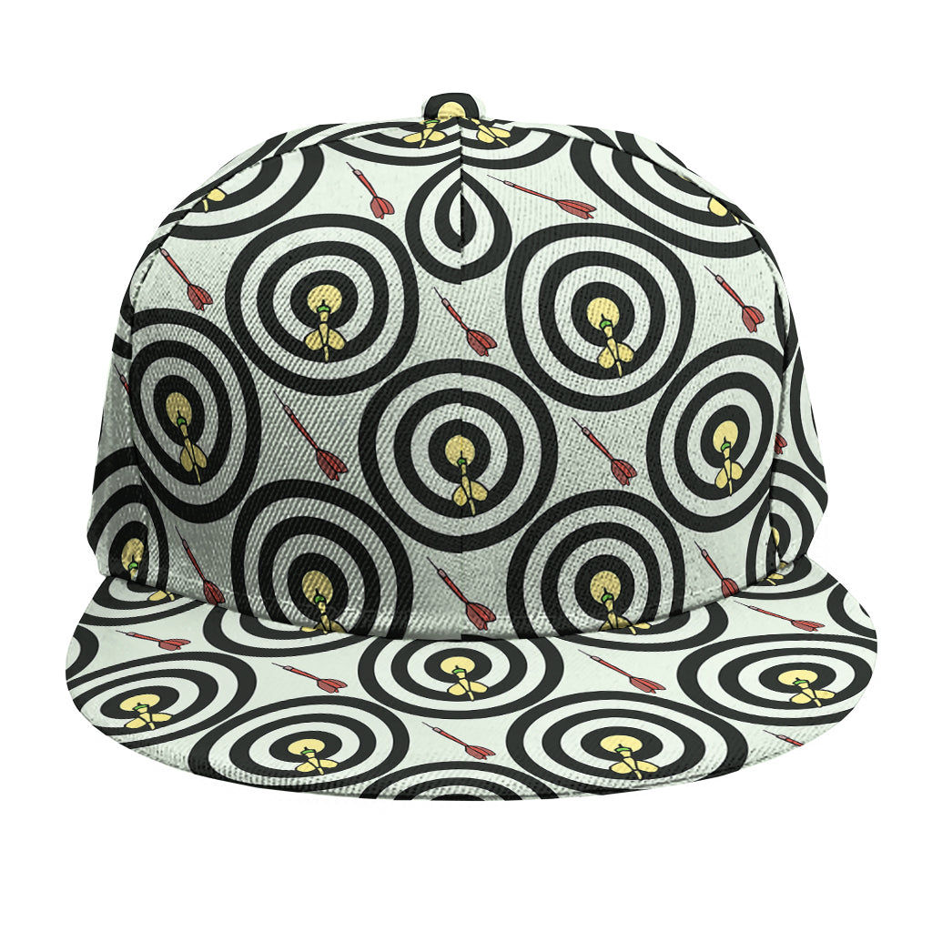 Dartboard Cartoon Pattern Print Snapback Cap