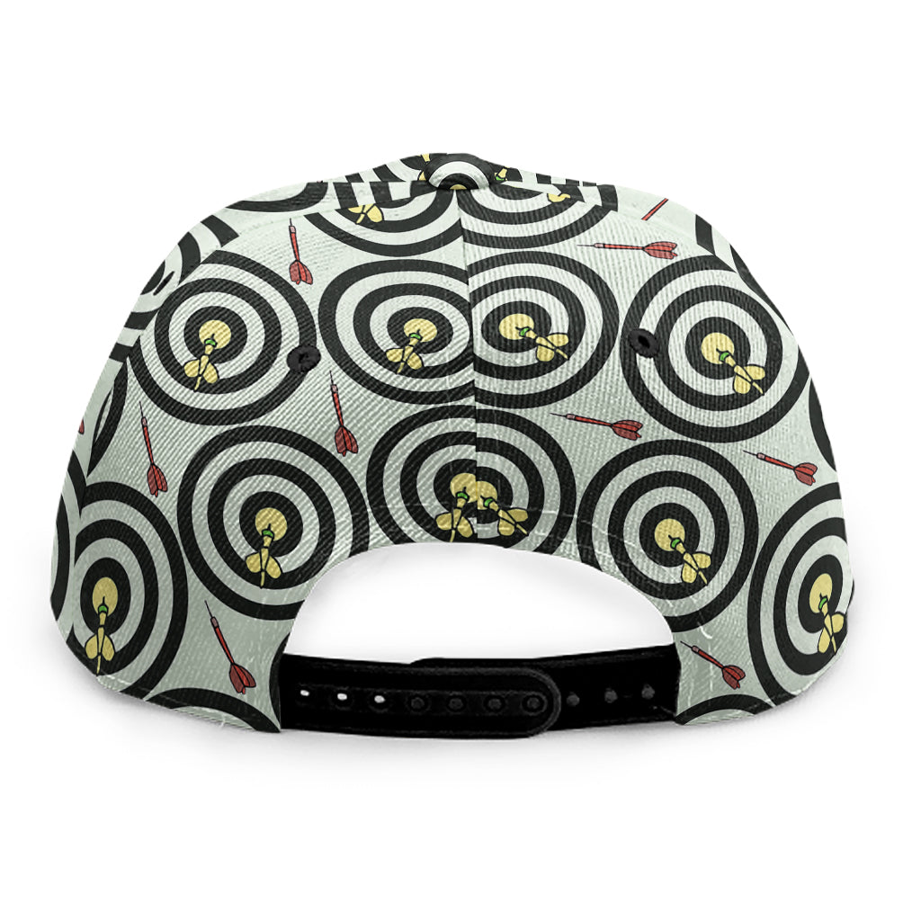 Dartboard Cartoon Pattern Print Snapback Cap
