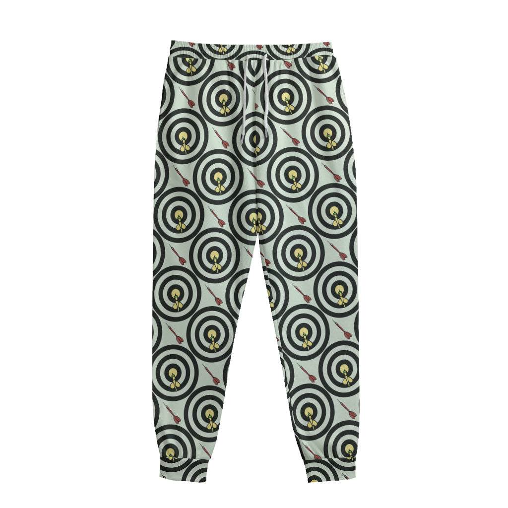Dartboard Cartoon Pattern Print Sweatpants