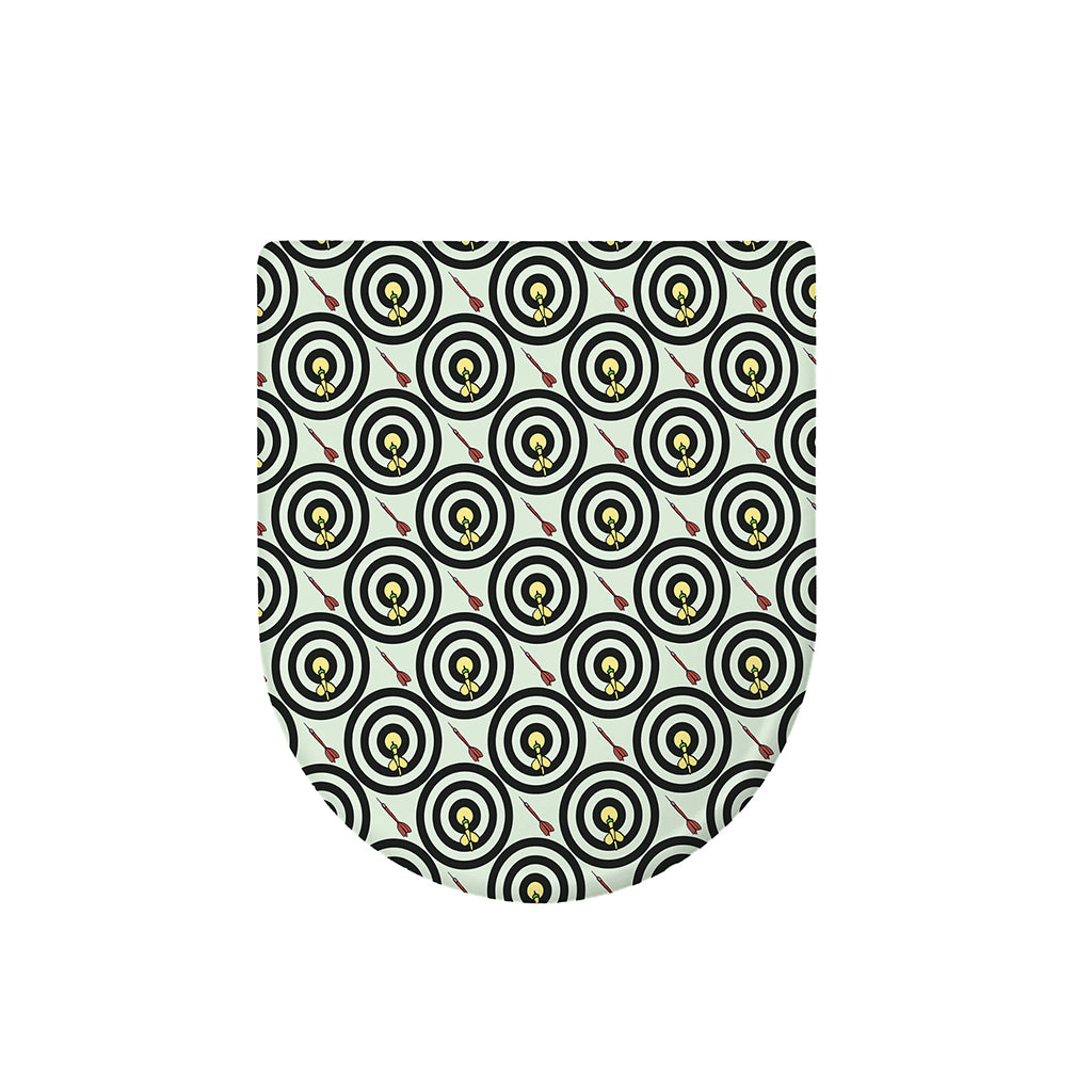Dartboard Cartoon Pattern Print Toilet Lid Cover