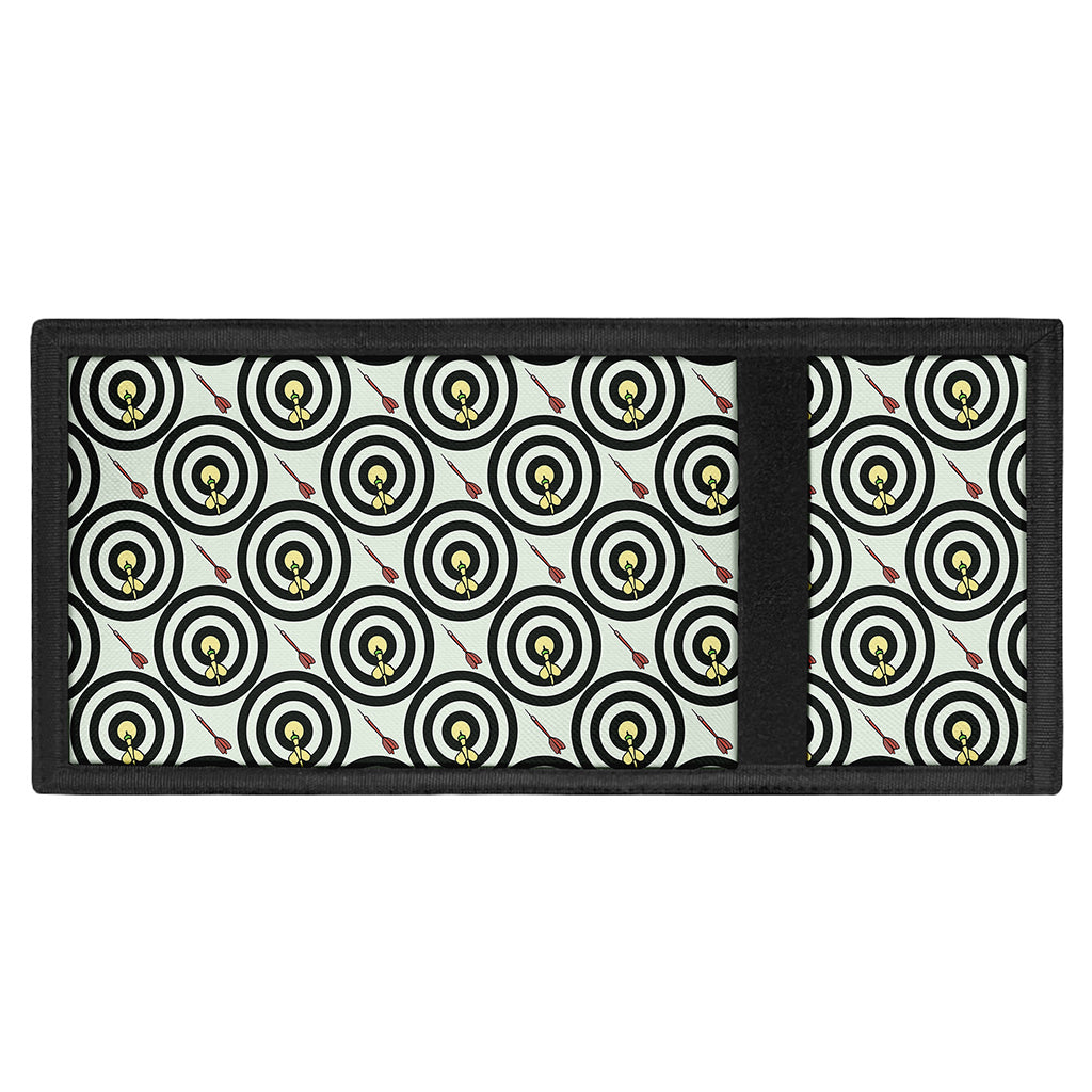Dartboard Cartoon Pattern Print Trifold Wallet