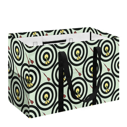 Dartboard Cartoon Pattern Print Utility Tote Bag