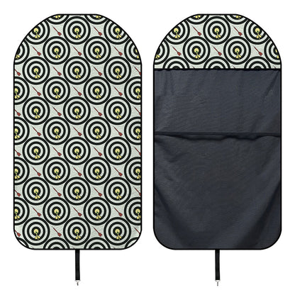 Dartboard Cartoon Pattern Print Waterproof Car Seat Cover