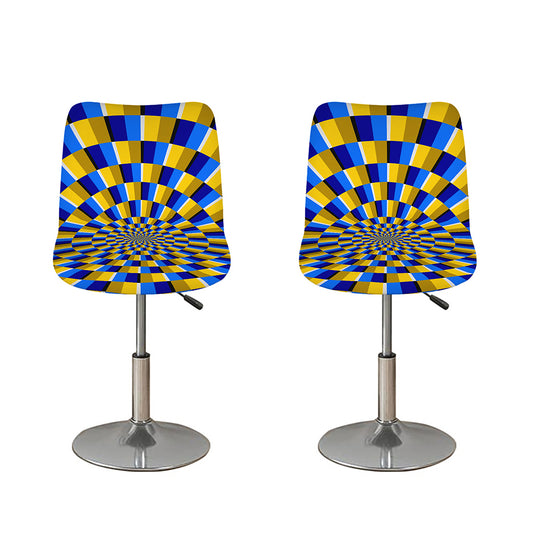 Dartboard Moving Optical Illusion Bar Stool Covers