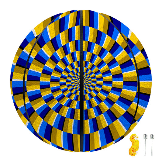 Dartboard Moving Optical Illusion Basketball