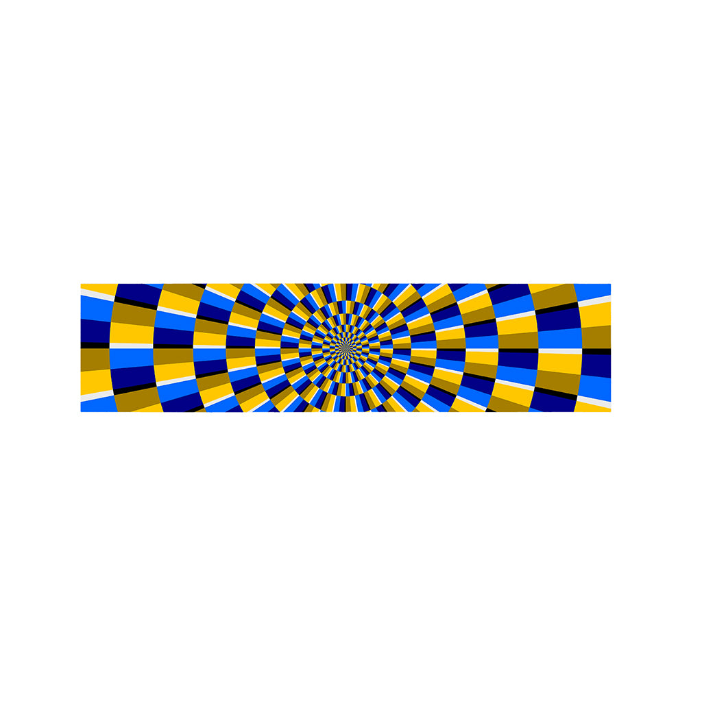 Dartboard Moving Optical Illusion Bed Runner