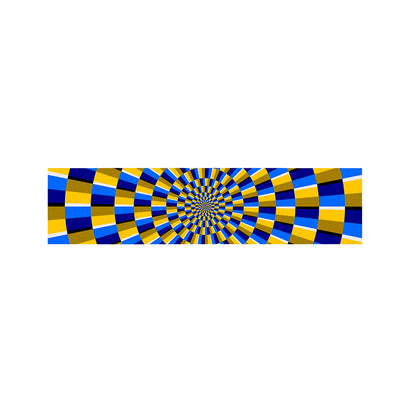 Dartboard Moving Optical Illusion Bed Runner