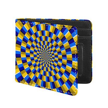 Dartboard Moving Optical Illusion Bifold Wallet
