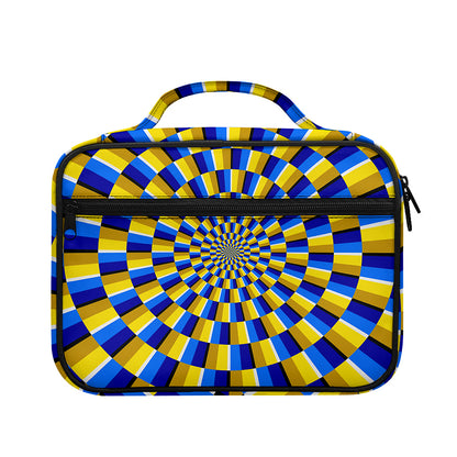 Dartboard Moving Optical Illusion Briefcase Bible Bag