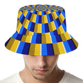 Dartboard Moving Optical Illusion Bucket Hat