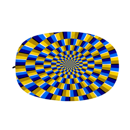 Dartboard Moving Optical Illusion Car Side Mirror Covers