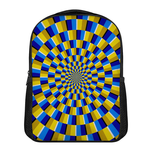 Dartboard Moving Optical Illusion Casual Backpack