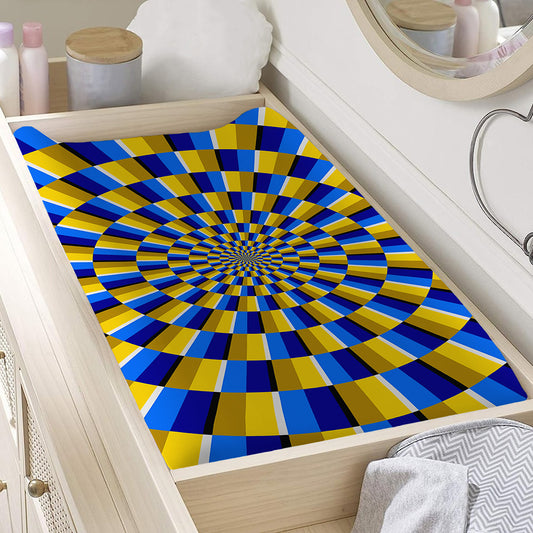 Dartboard Moving Optical Illusion Changing Pad Cover