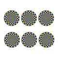 Dartboard Moving Optical Illusion Coaster Set