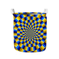 Dartboard Moving Optical Illusion Collapsible Laundry Basket