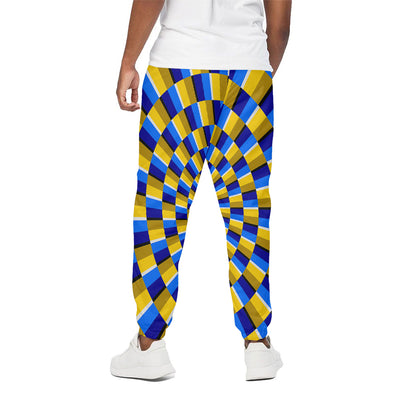 Dartboard Moving Optical Illusion Cotton Pants